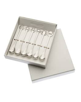 מארז 6 כפיות מוקה LUCKYCHARM נירוסטה