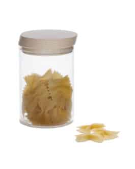 צנצנת אטומה עץ בהיר TRATTORIA