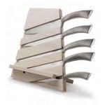 סט סכינים ERGO מעמד עץ