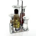 סט מלח/פלפל/שמן/ויניגרט ACQUA