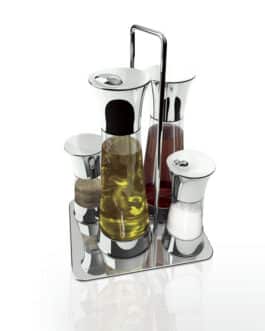 סט מלח/פלפל/שמן/ויניגרט ACQUA