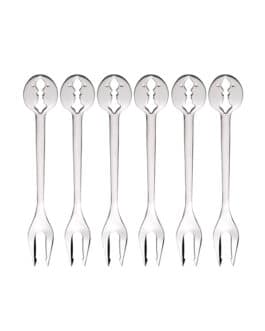 סט 6 מזלגות מסיבה KISS נירוסטה