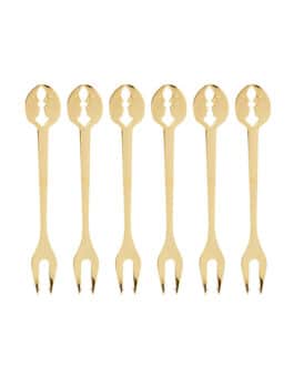 סט 6 מזלגות מסיבה KISS