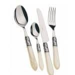 מערכת סכו״ם ALADDIN שנהב + טבעת כרום