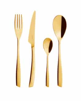 מערכת סכו"ם 75 חלקים RIVIERA זהב טהור 24K