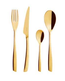 מערכת סכו״ם RIVIERA זהב מבריק